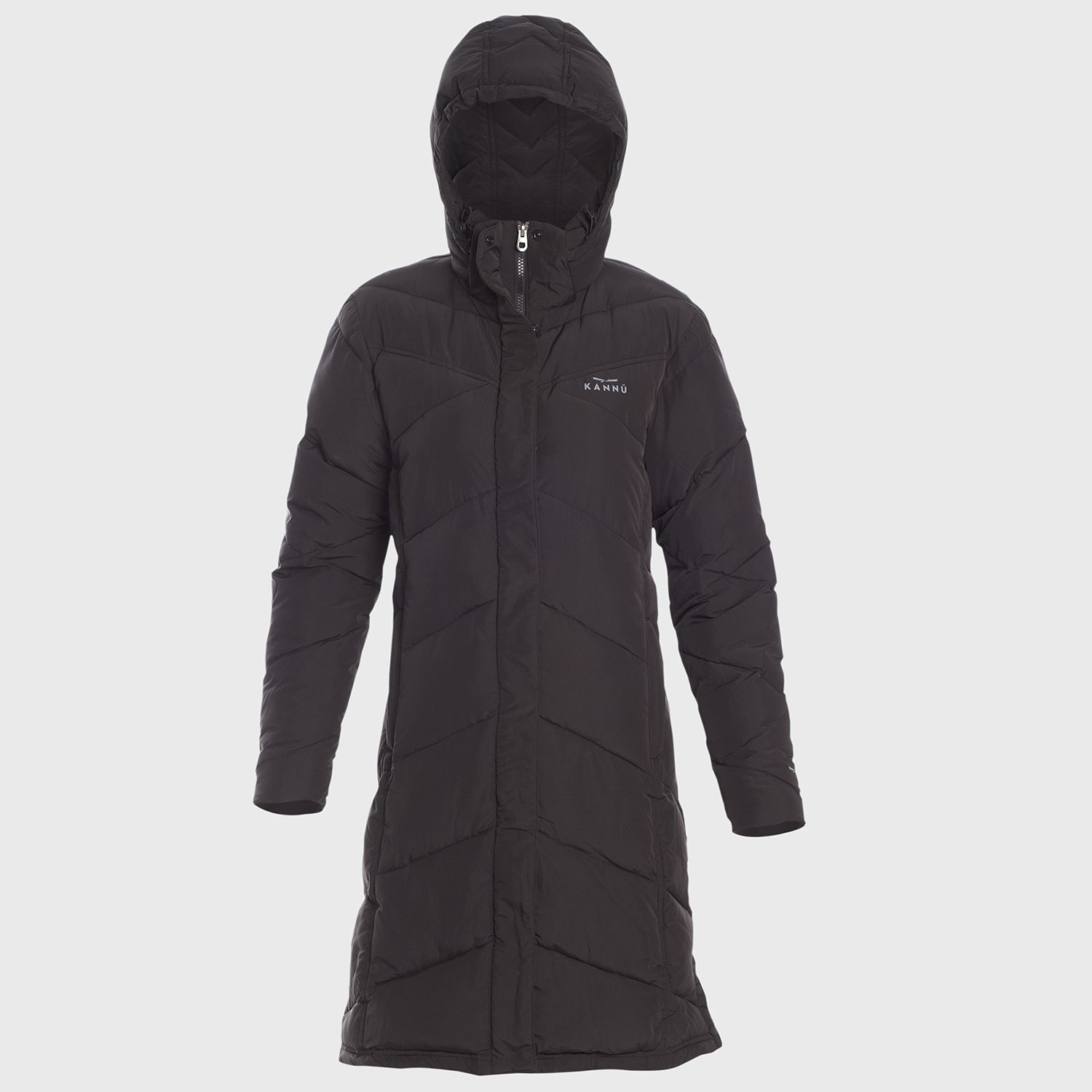 Parka Outdoor Larga Insulada Cisnes Mujer