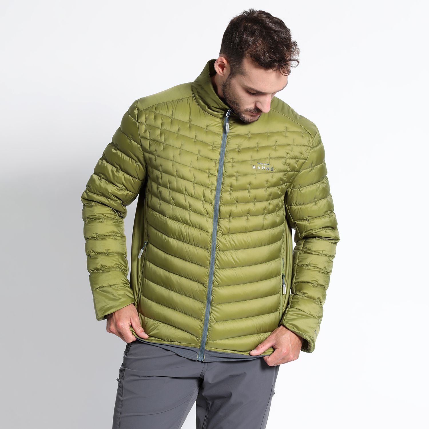 Parka Outdoor Acolchada Hibrida Hombre