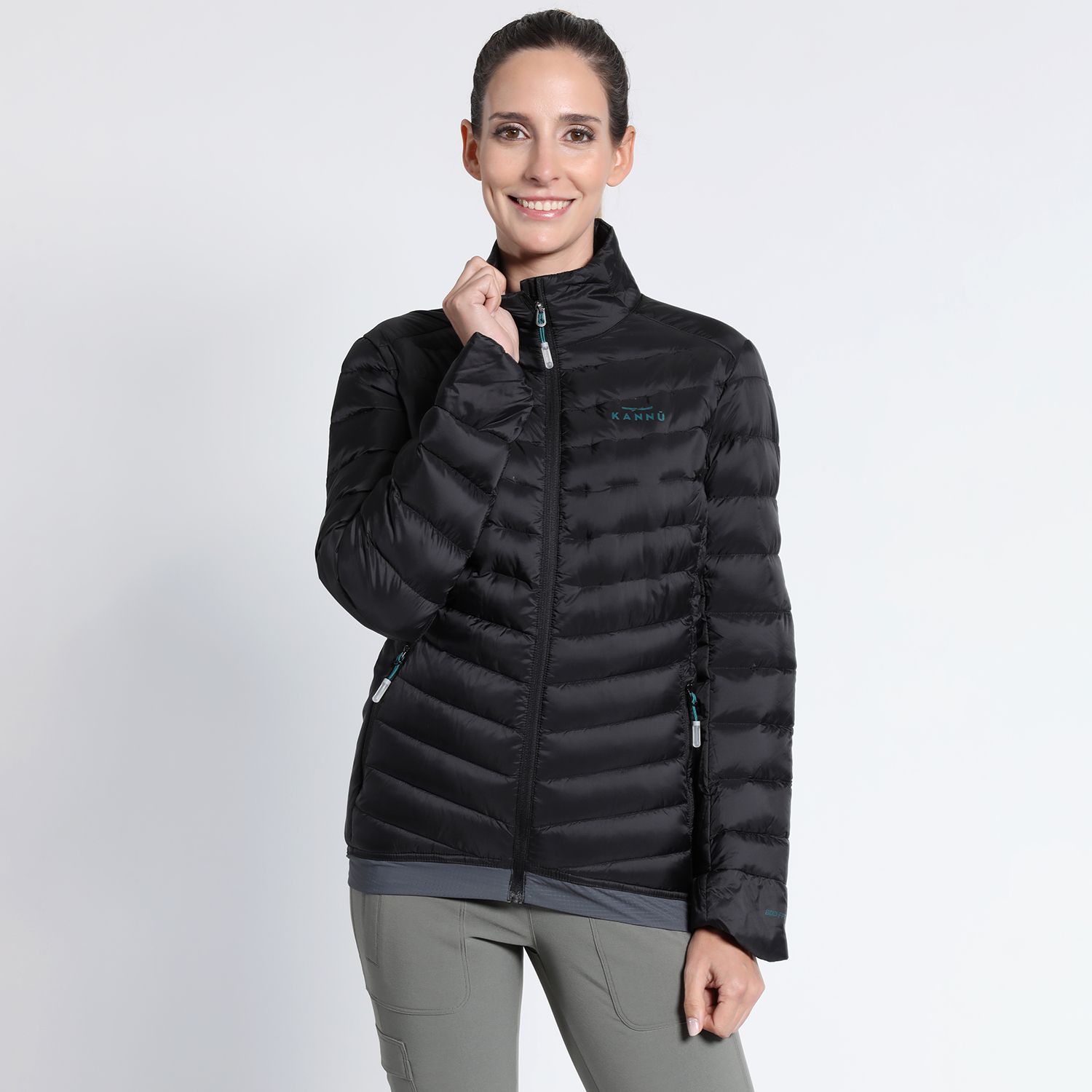 Parka Outdoor Acolchada Hibrida Mujer