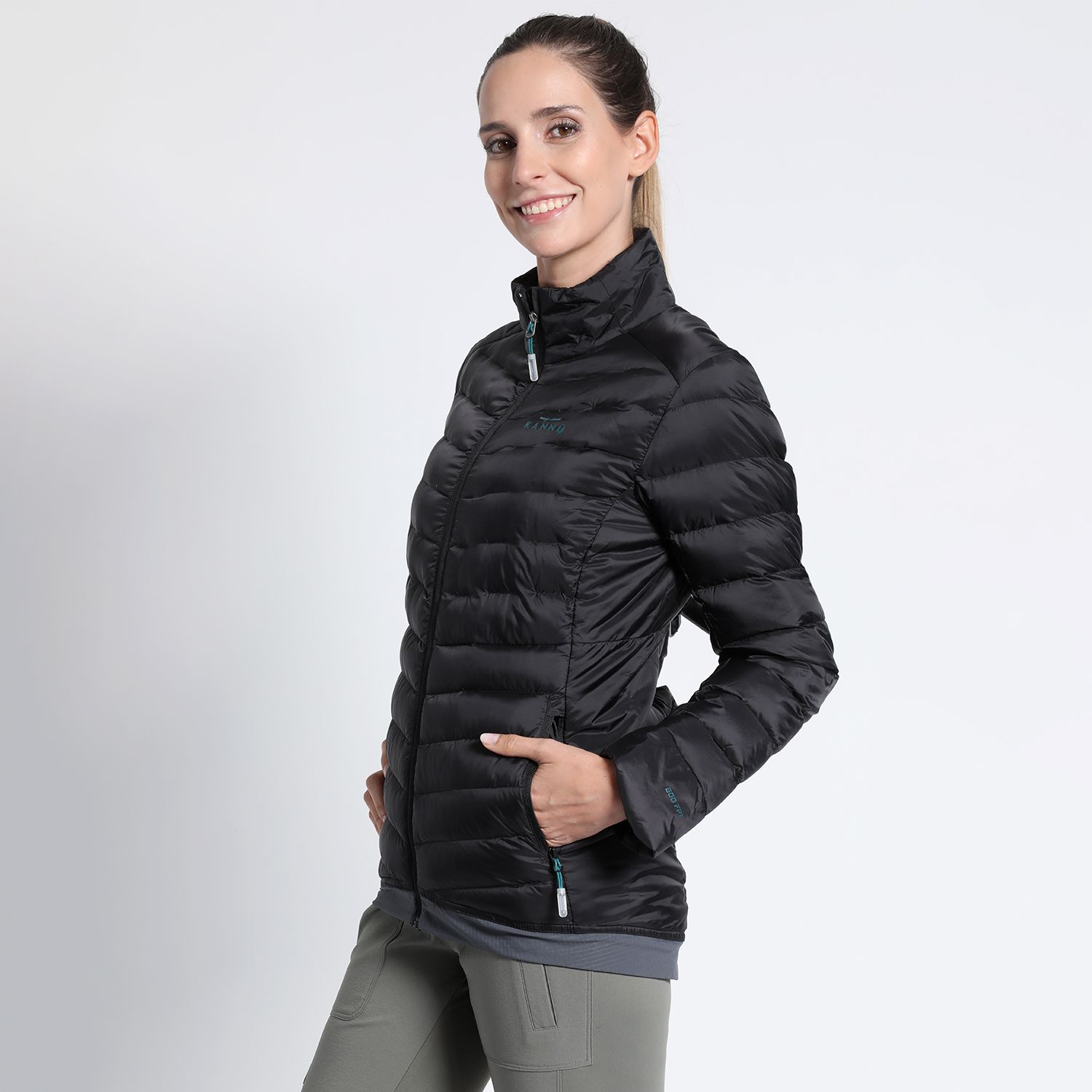 Parka Outdoor Acolchada Hibrida Mujer