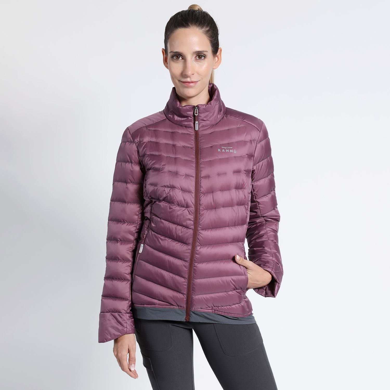 Parka Outdoor Acolchada Hibrida Mujer