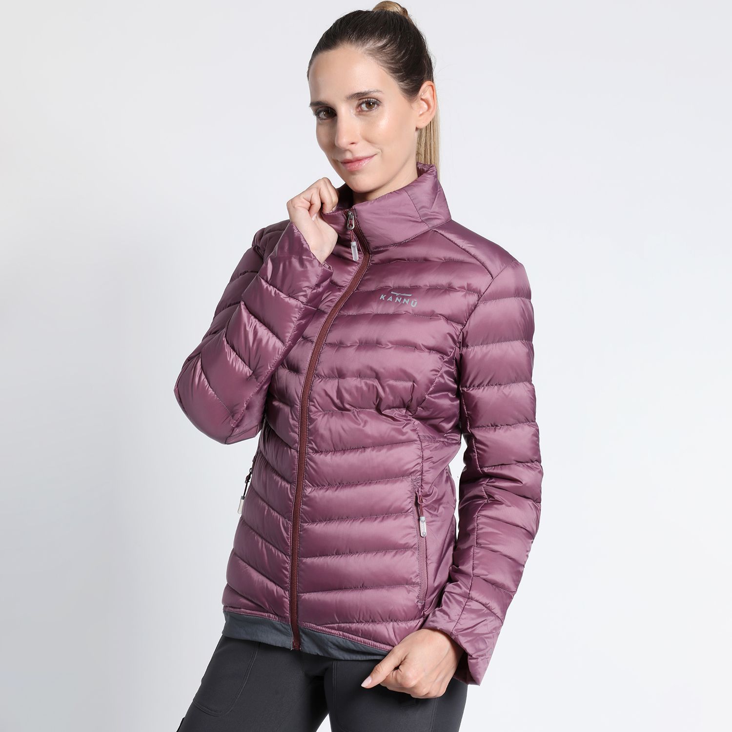 Parka Outdoor Acolchada Hibrida Mujer