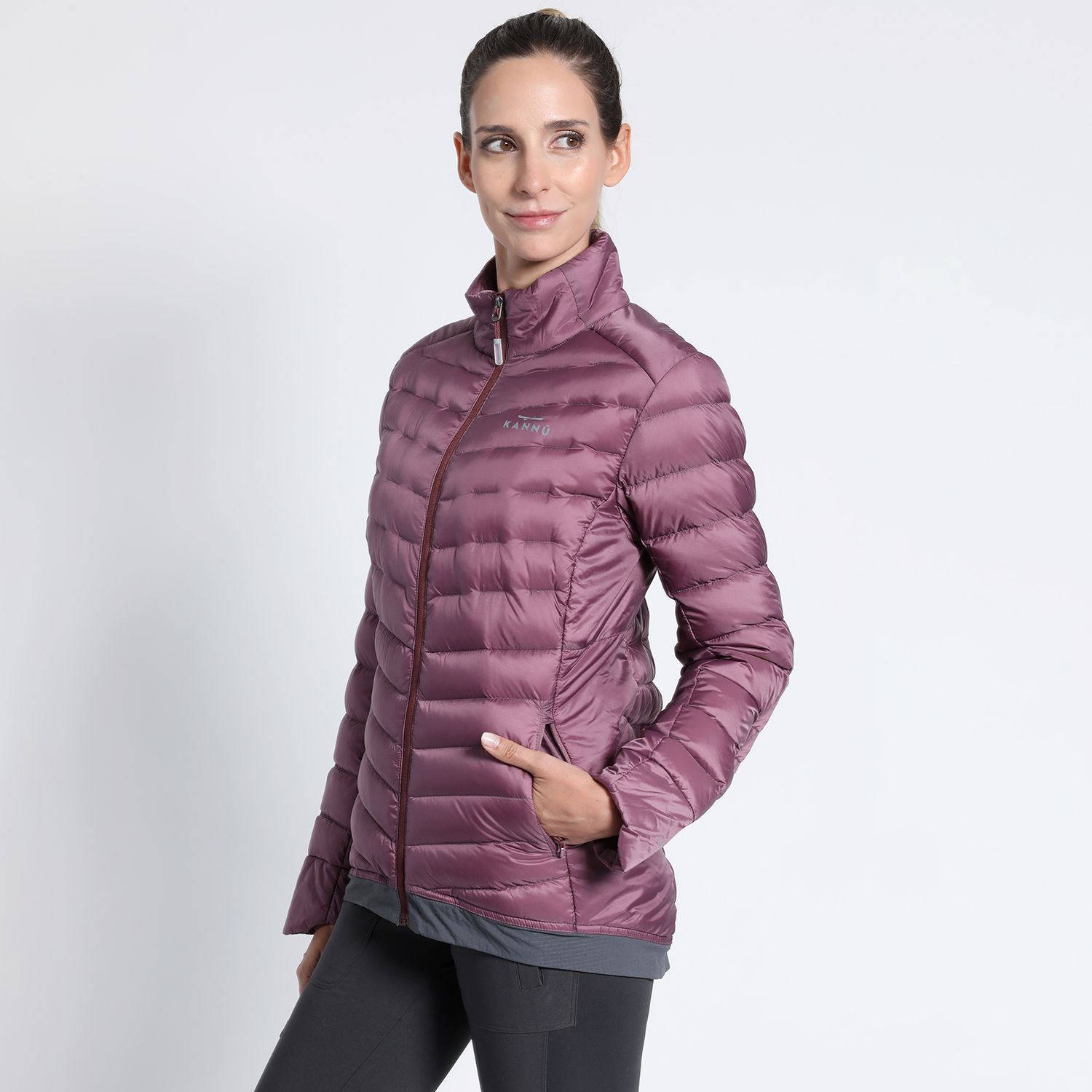 Parka Outdoor Acolchada Hibrida Mujer