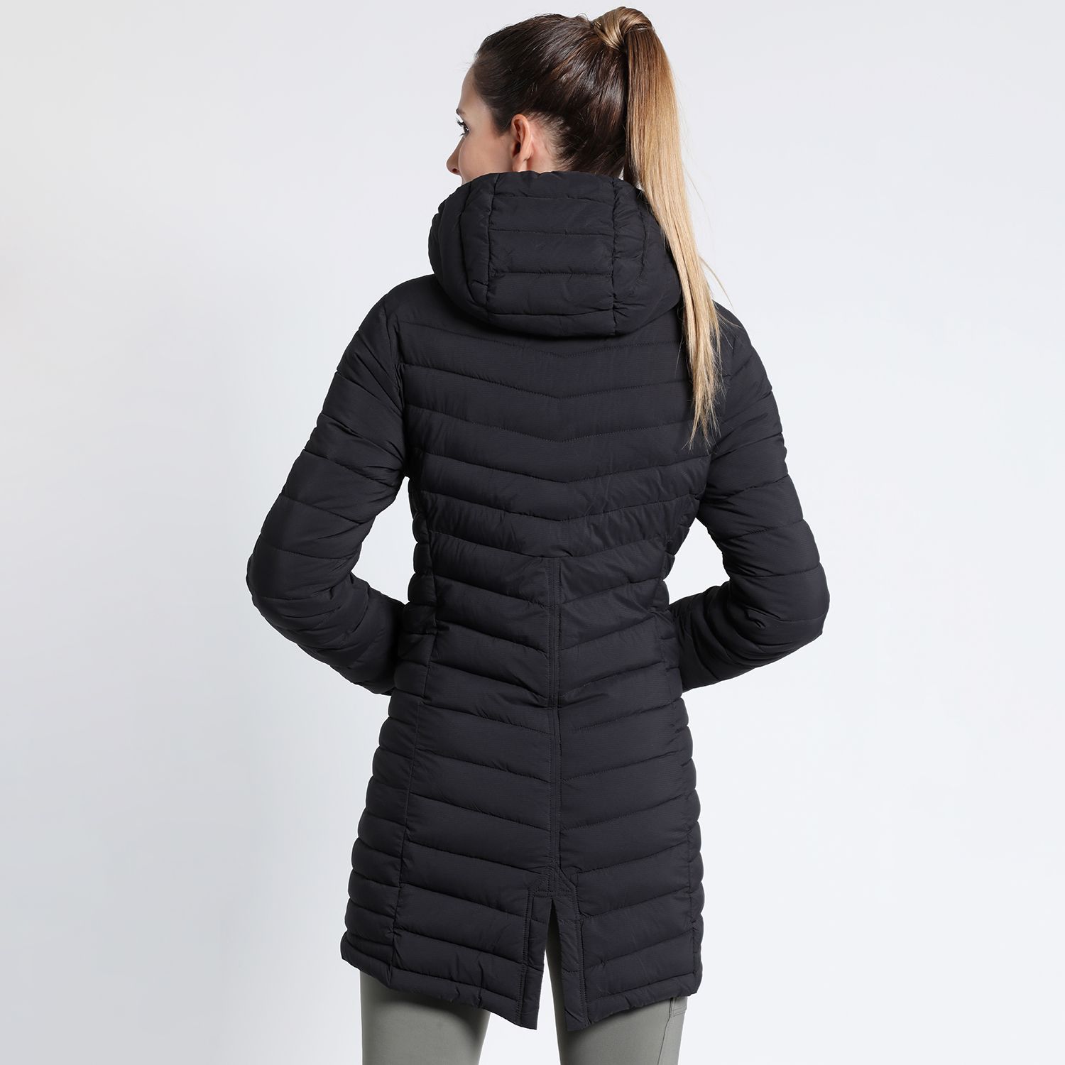 Parka Outdoor Larga Insulada Cisnes Mujer