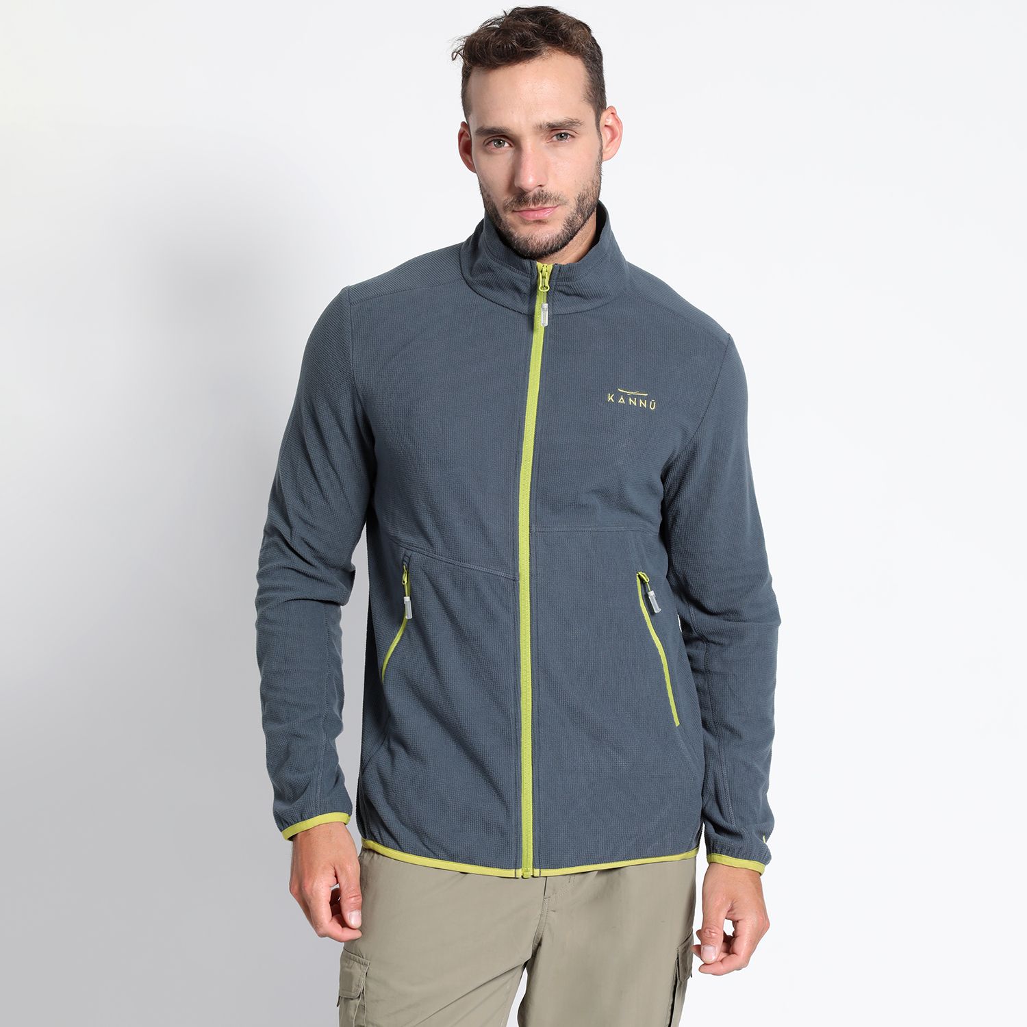 Polar Squares Full Zip Hombre