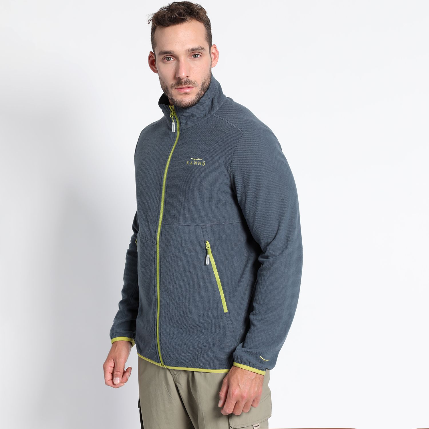 Polar Squares Full Zip Hombre