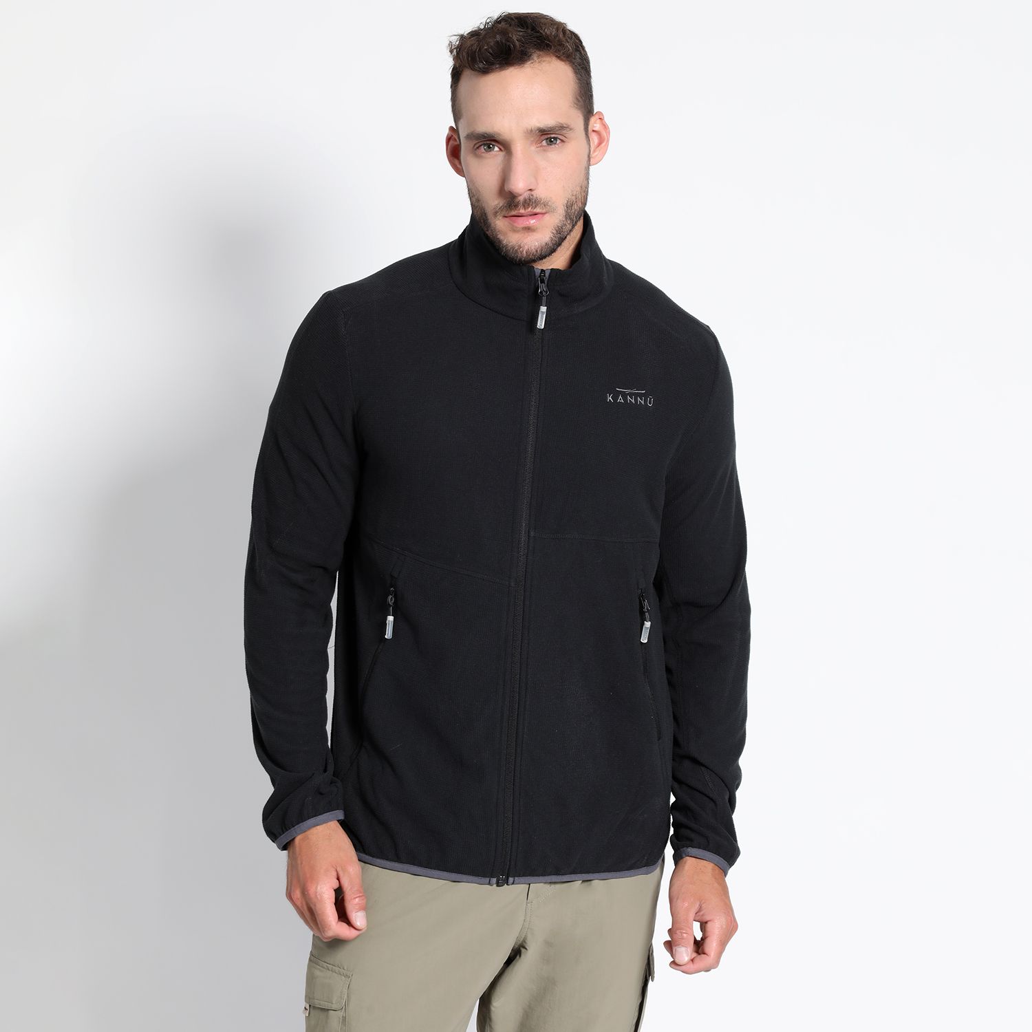 Polar Squares Full Zip Hombre