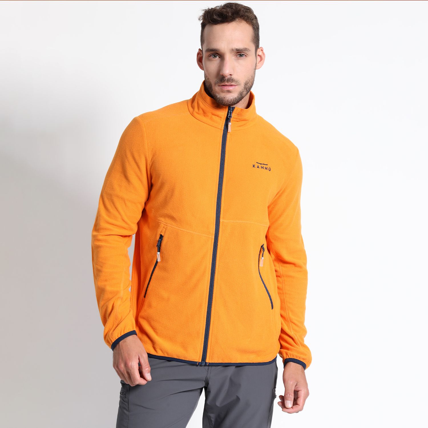 Polar Squares Full Zip Hombre