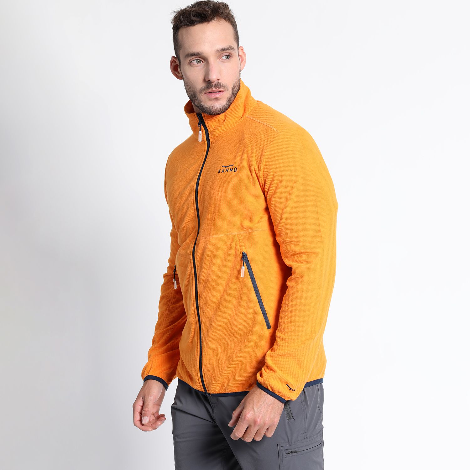 Polar Squares Full Zip Hombre