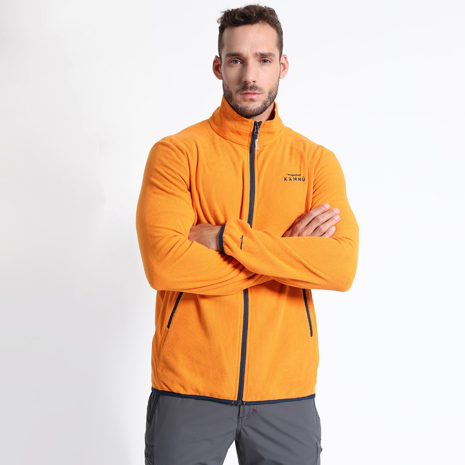 Polar Squares Full Zip Hombre