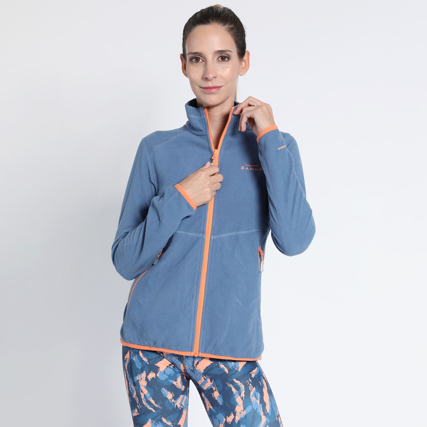 Polar Squares Full Zip Mujer