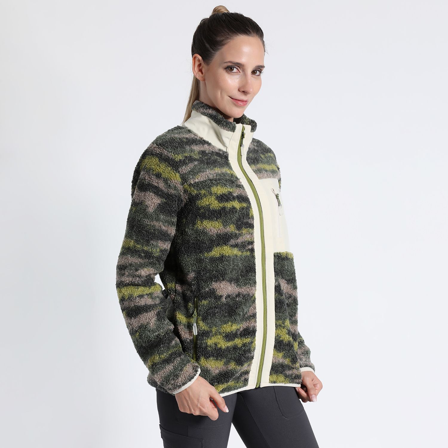 Polar Sherpa Estampado Mujer