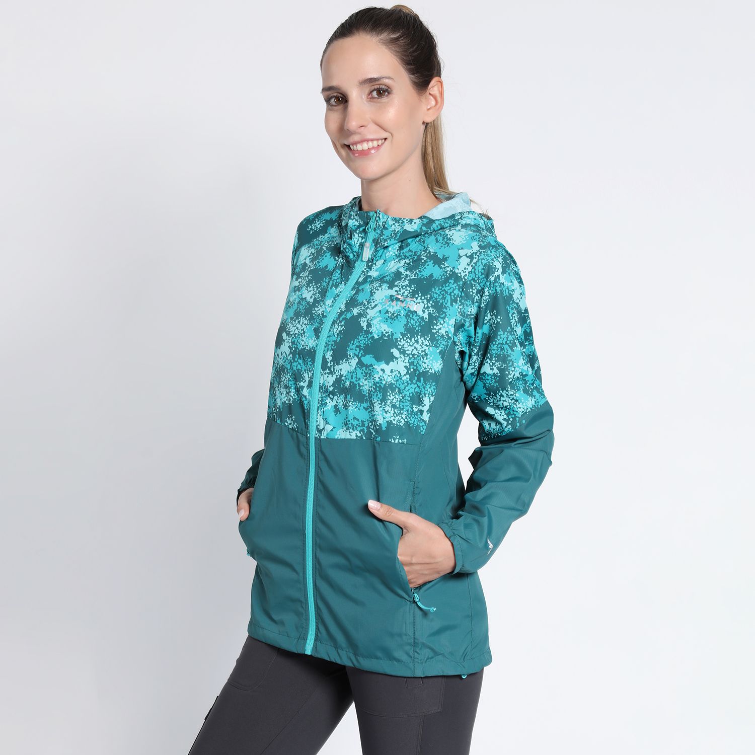 Cortaviento Banano Empacable Mujer