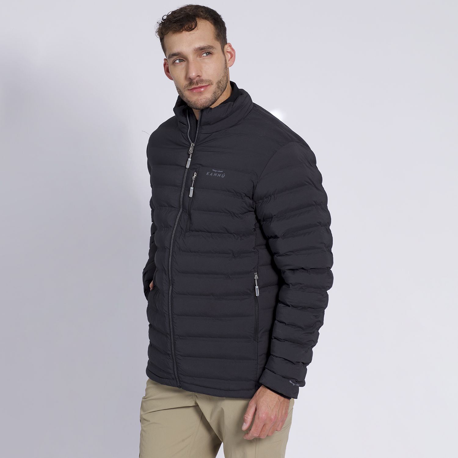 Parka Insulada Grey Hombre