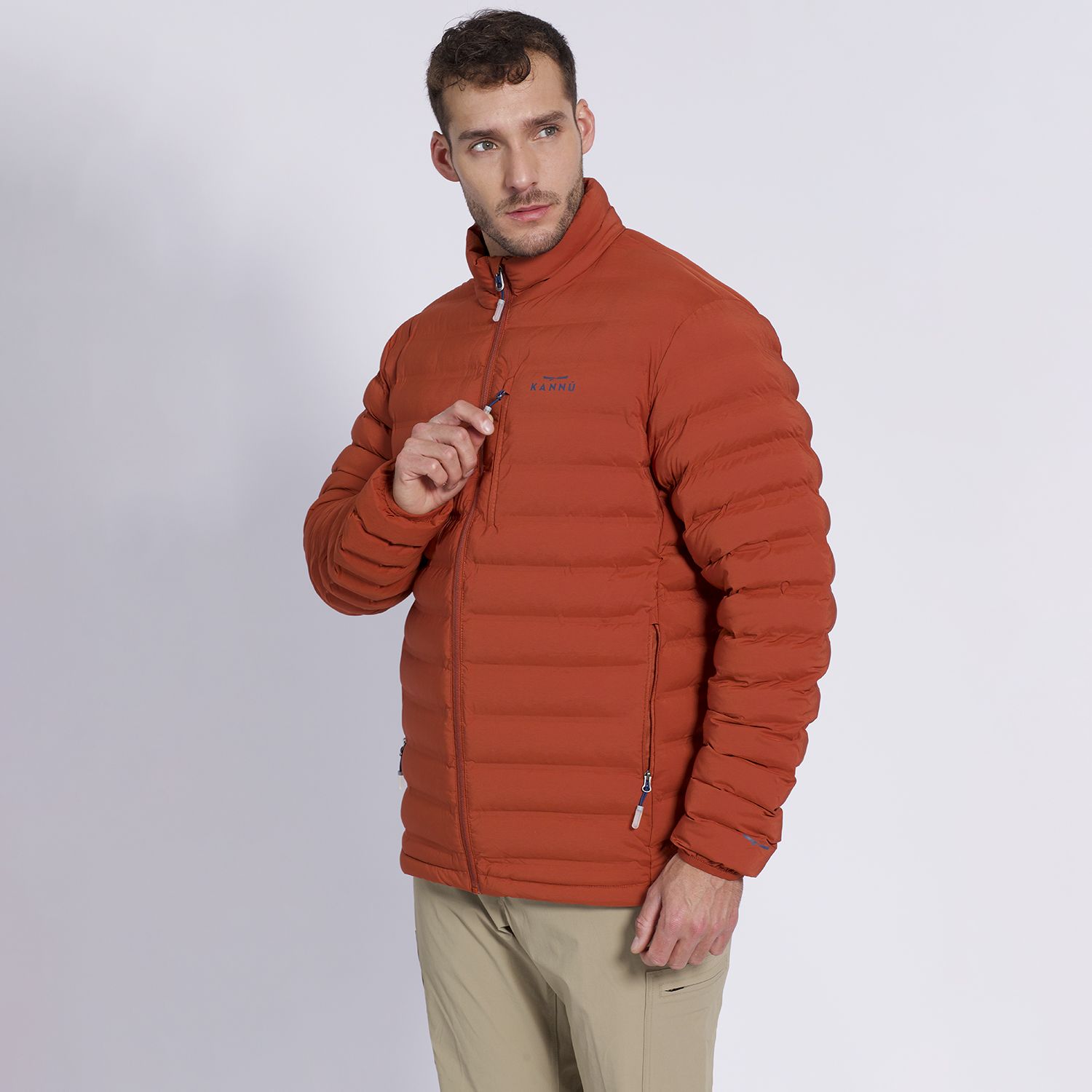 Parka Insulada Grey Hombre
