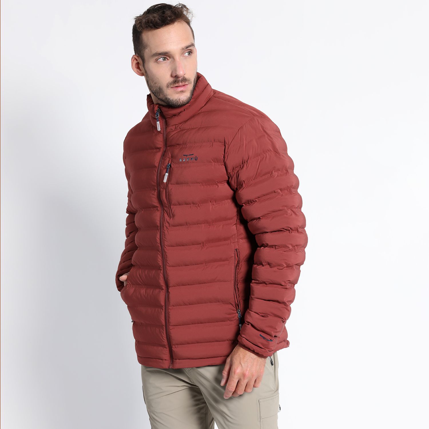 Parka Insulada Grey Hombre