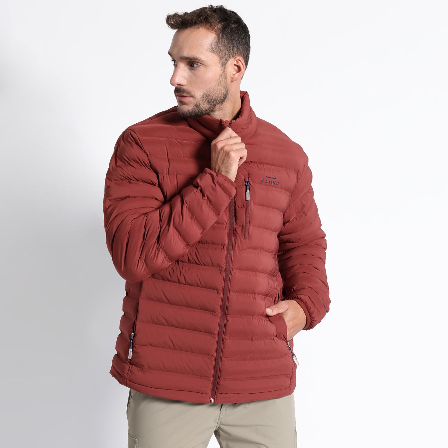 Parka Insulada Grey Hombre