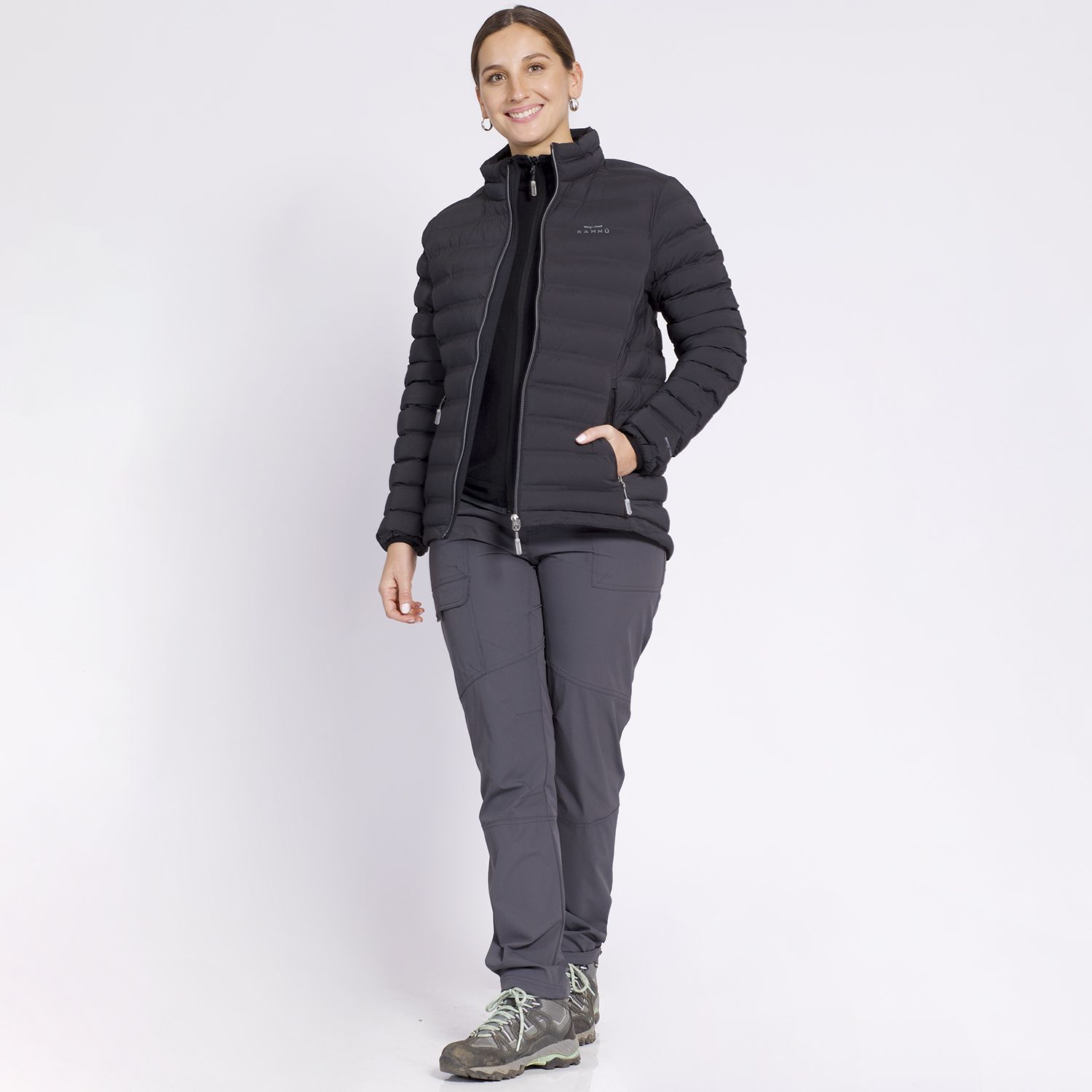 Parka Insulada Grey Mujer