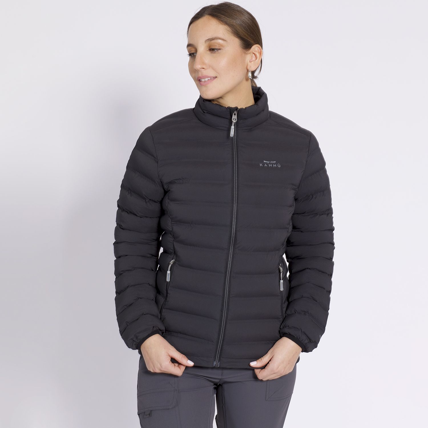 Parka Insulada Grey Mujer