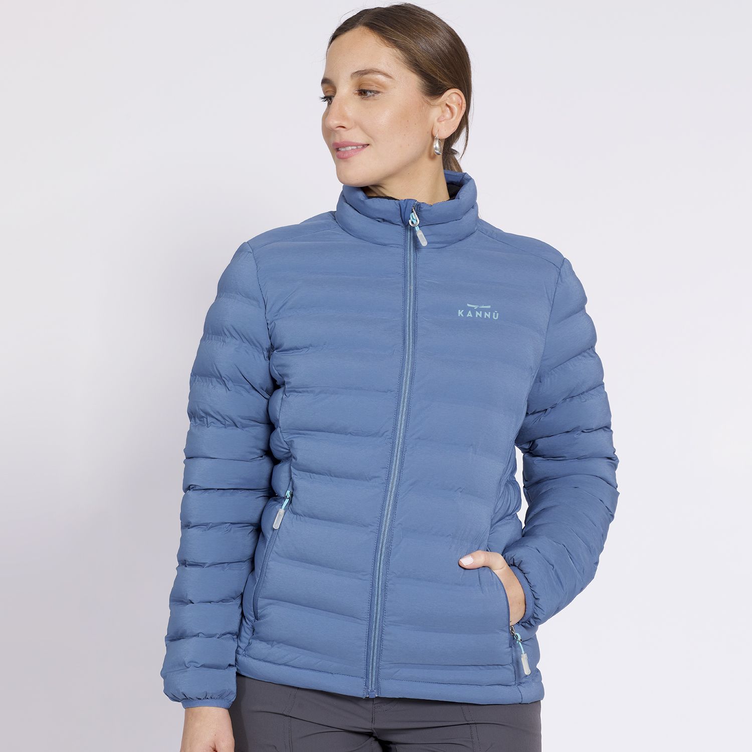 Parka Insulada Grey Mujer