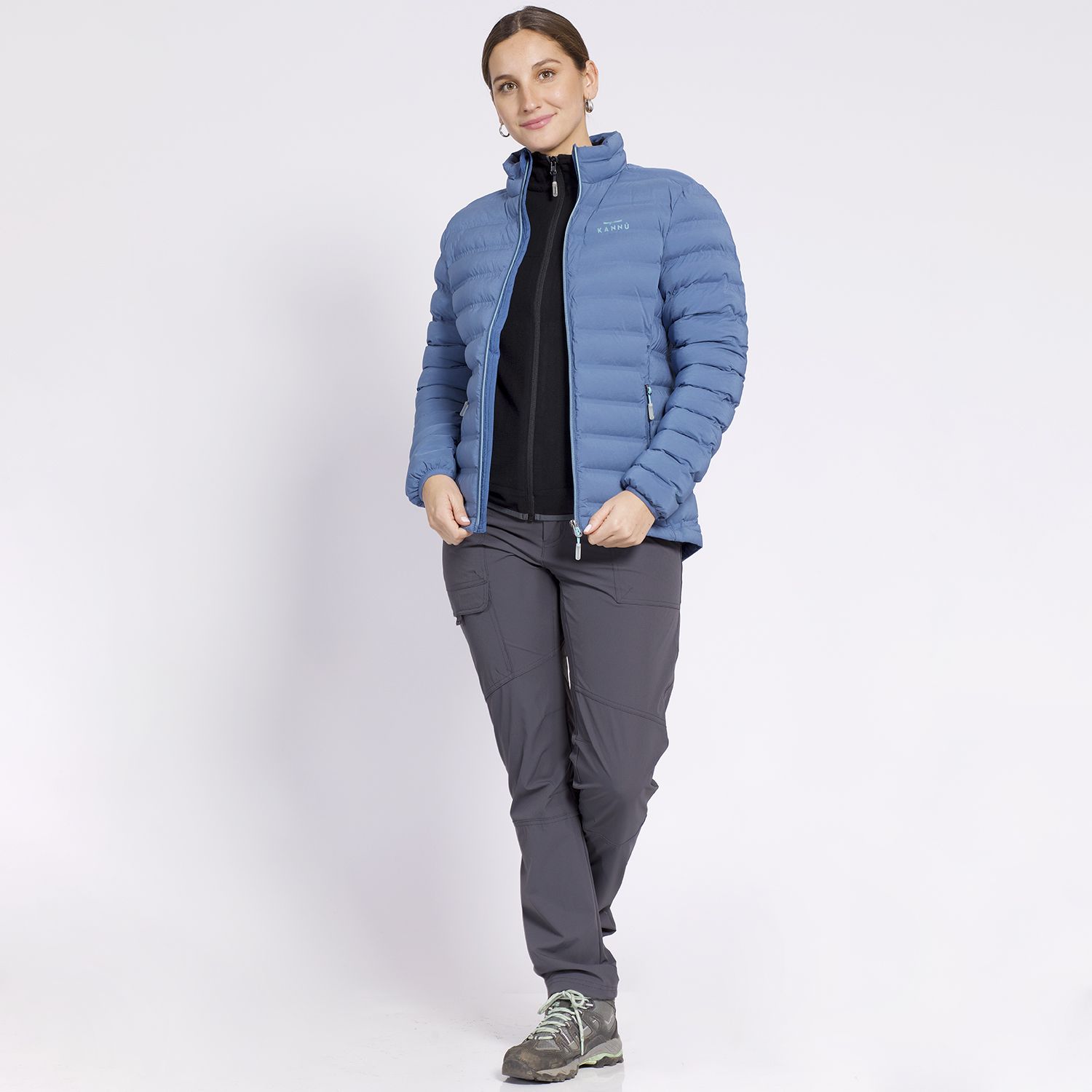 Parka Insulada Grey Mujer
