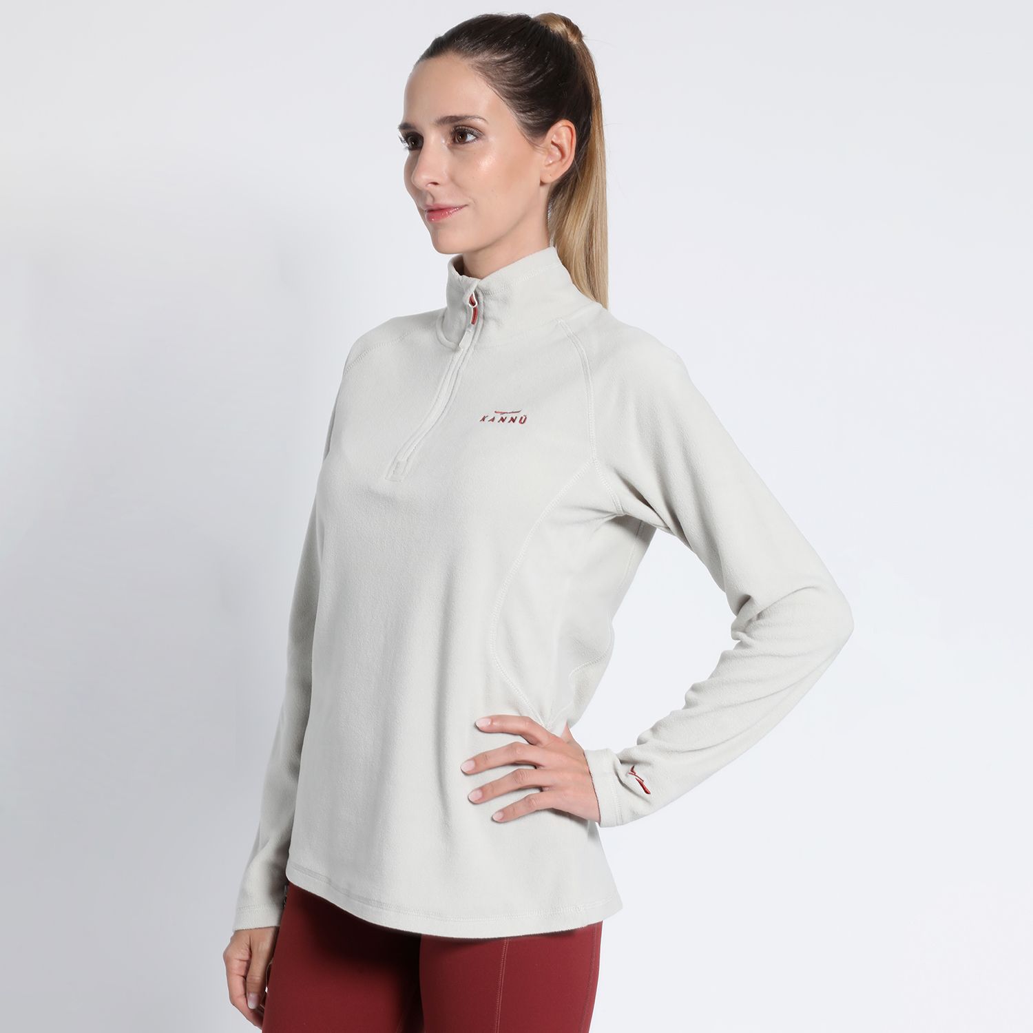 Polar Valle De La Luna Half Zipper Mujer