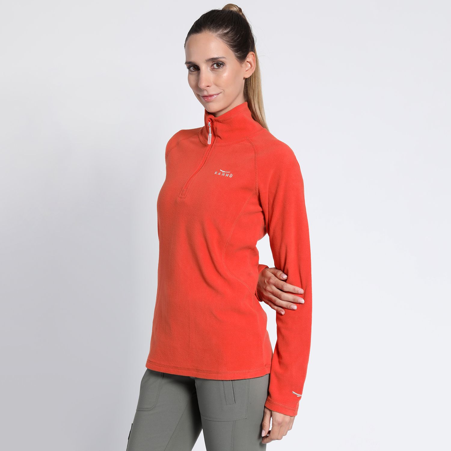 Polar Valle De La Luna Half Zipper Mujer