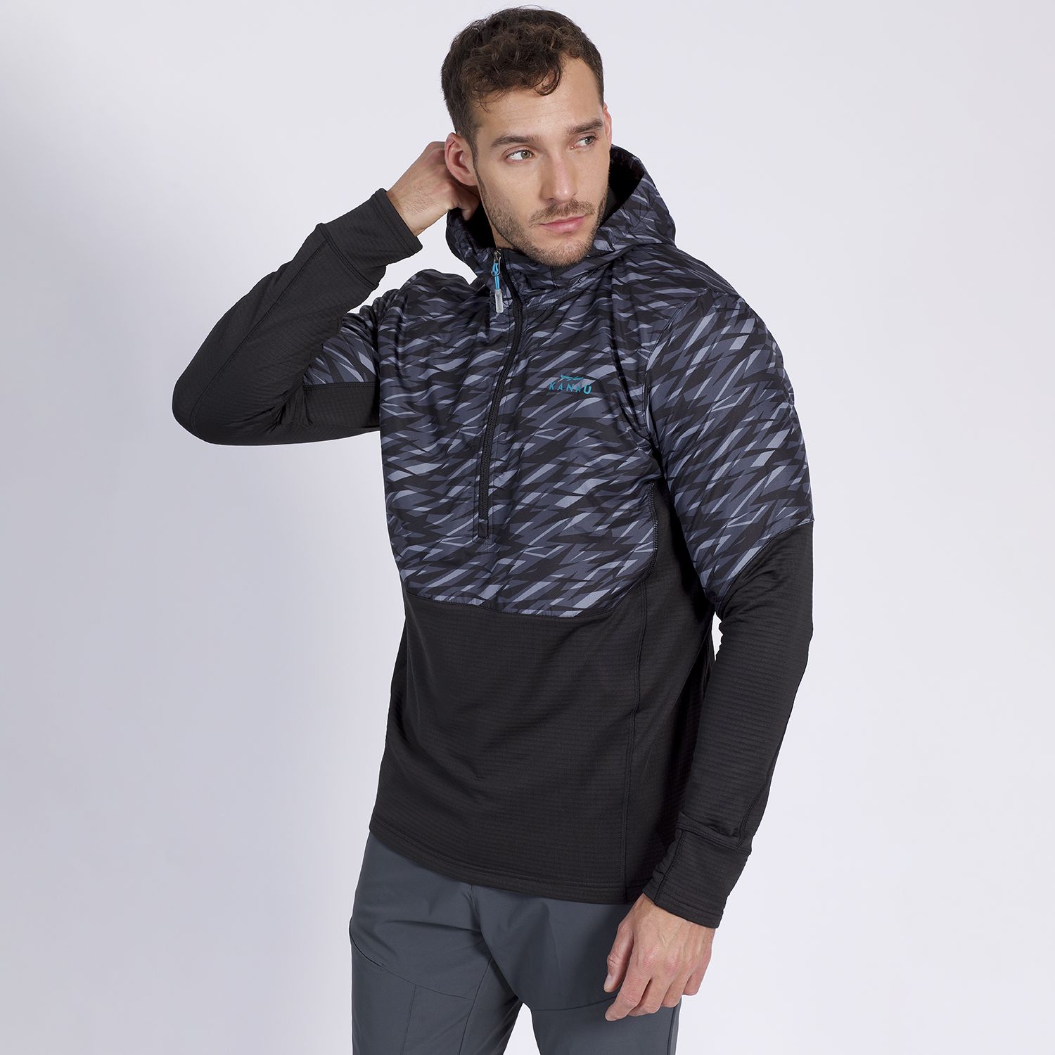 Polar Trail Running Half Zipper Print Hombre