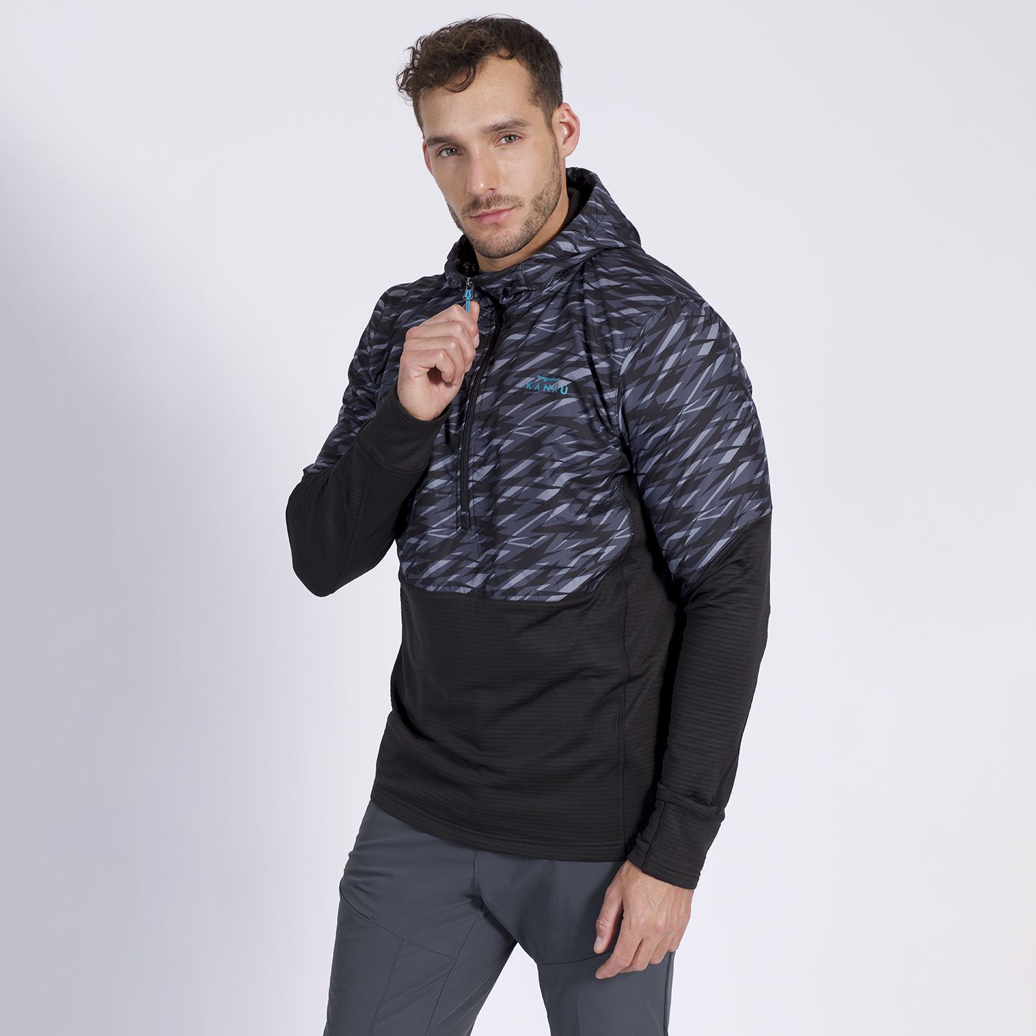 Polar Trail Running Half Zipper Print Hombre