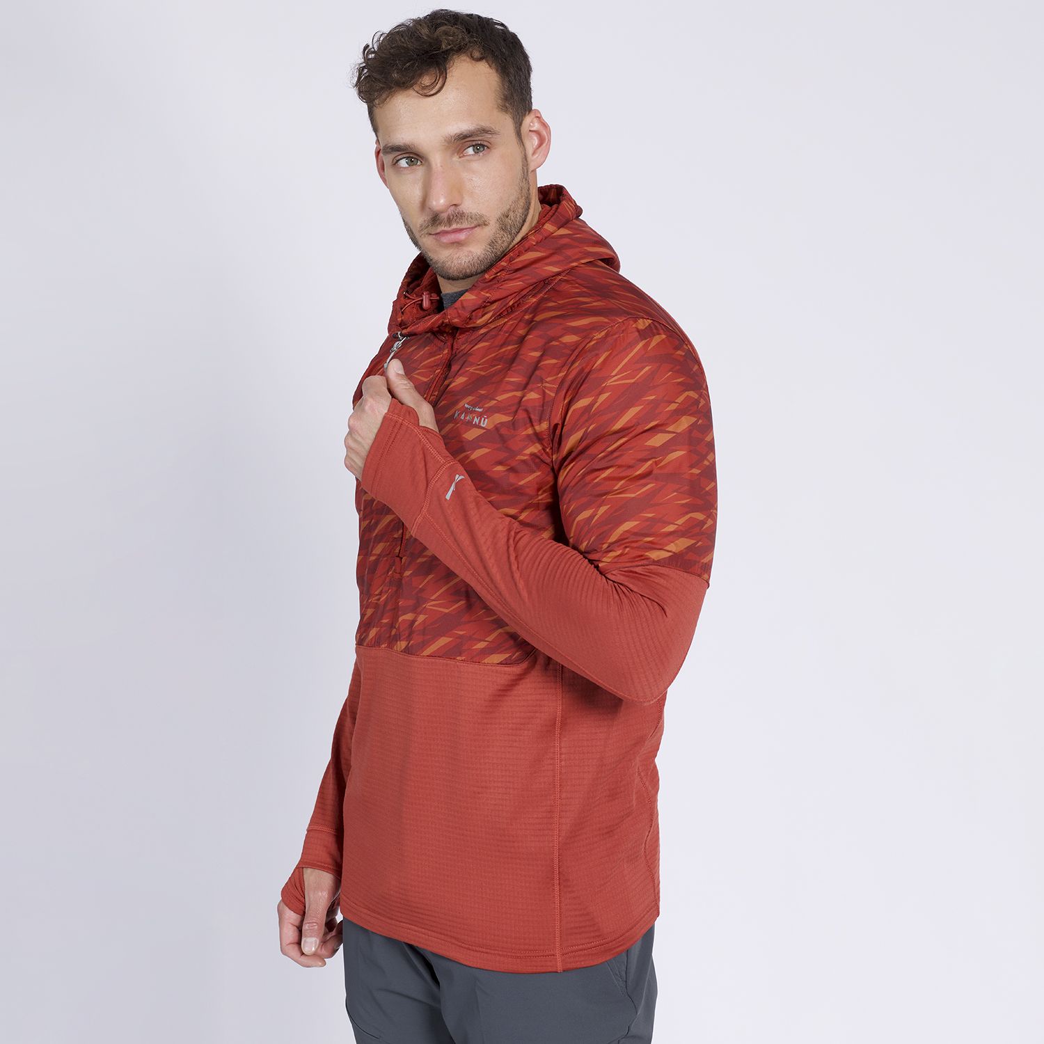 Polar Trail Running Half Zipper Print Hombre