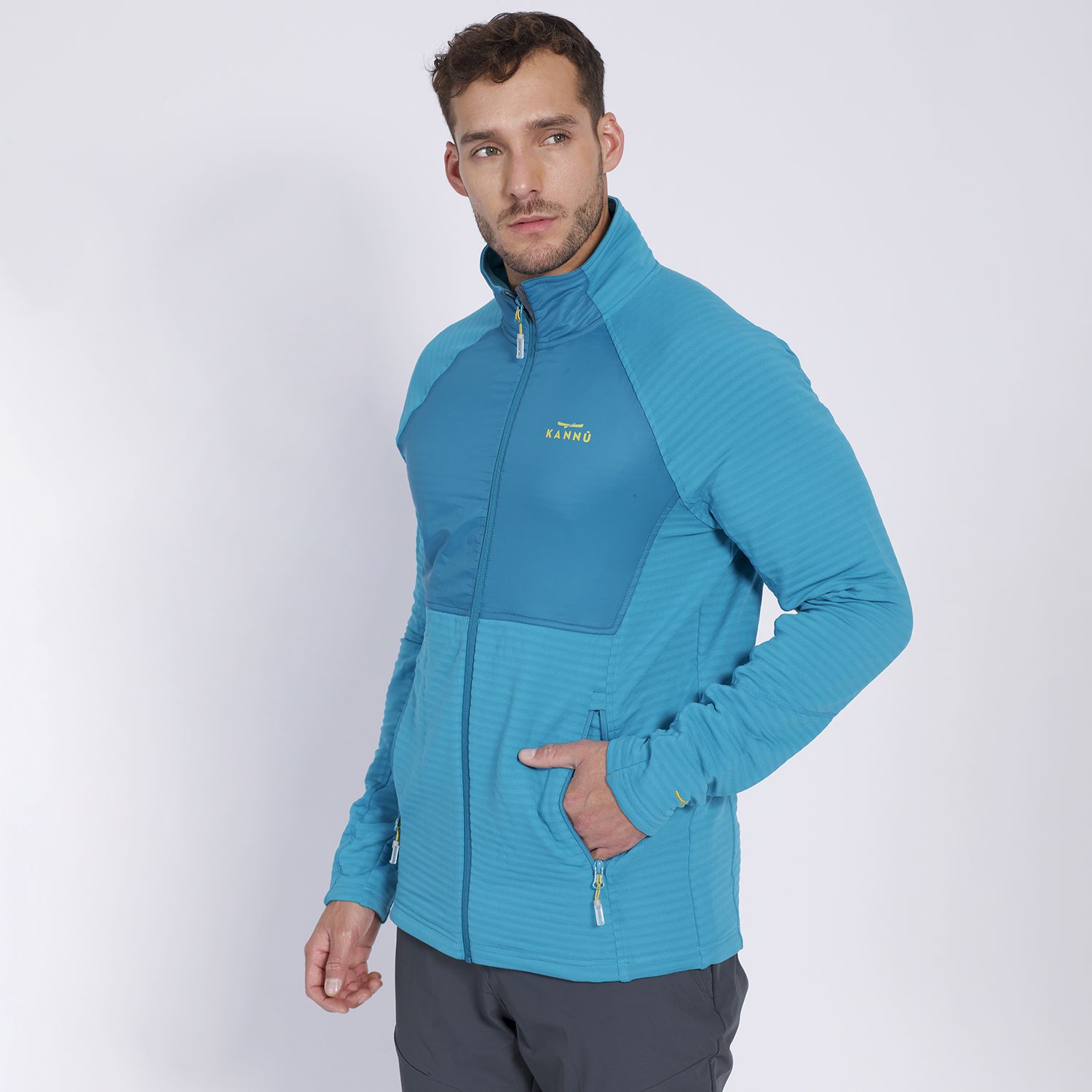 Polar Trail Running Full Zipper Bitone Hombre