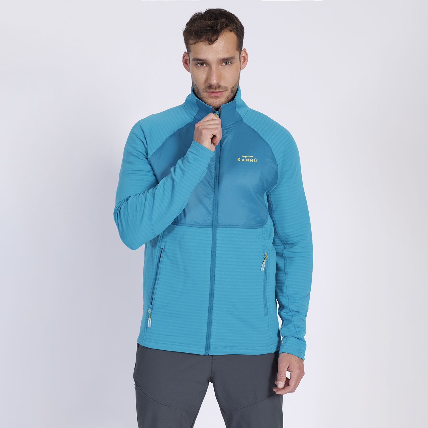 Polar Trail Running Full Zipper Bitone Hombre