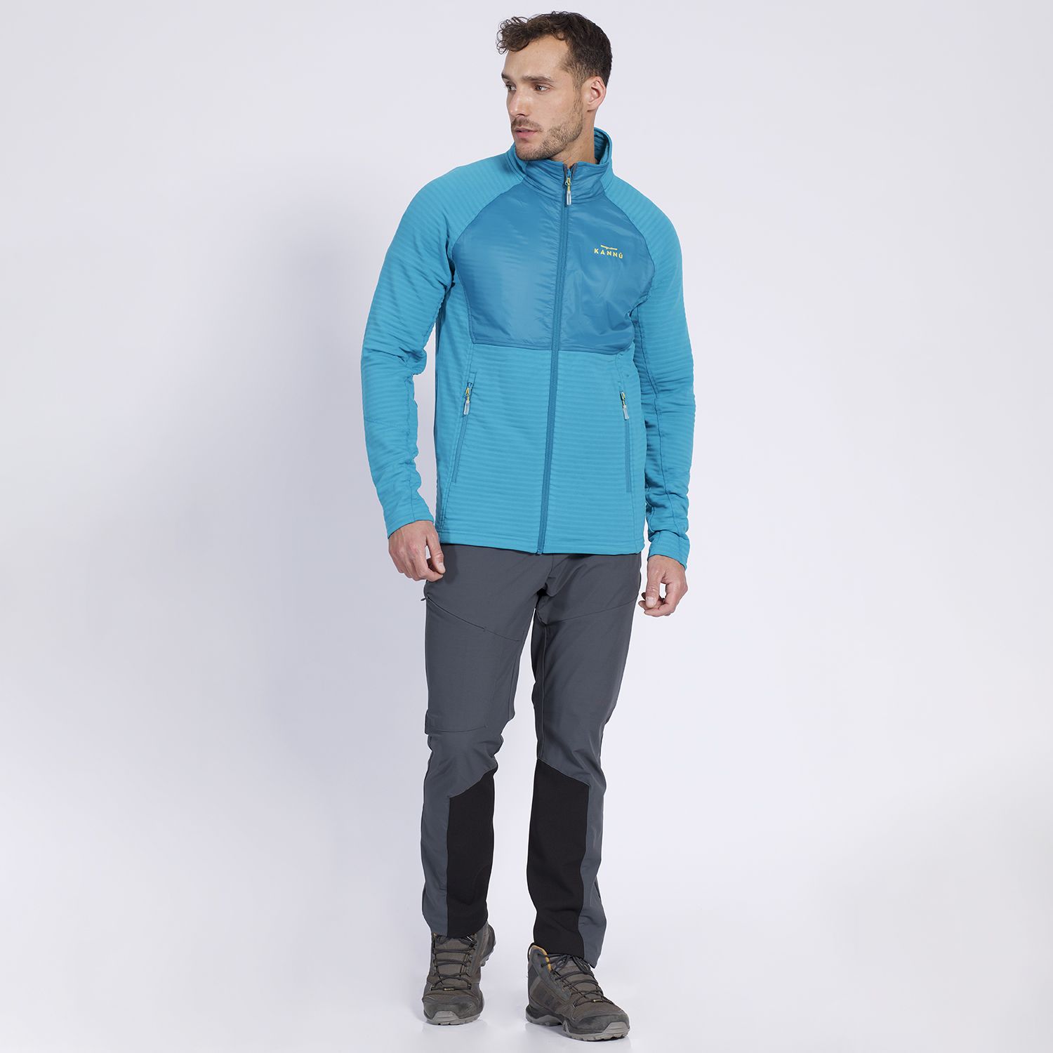 Polar Trail Running Full Zipper Bitone Hombre