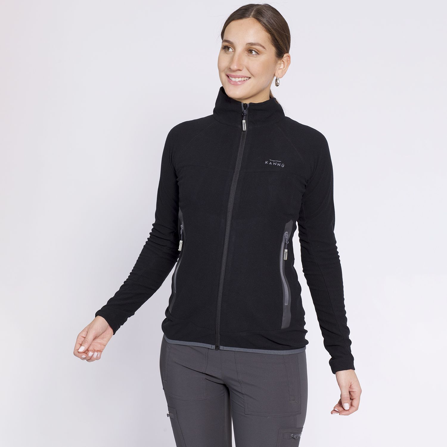 Polar Square Full Zipper Mujer