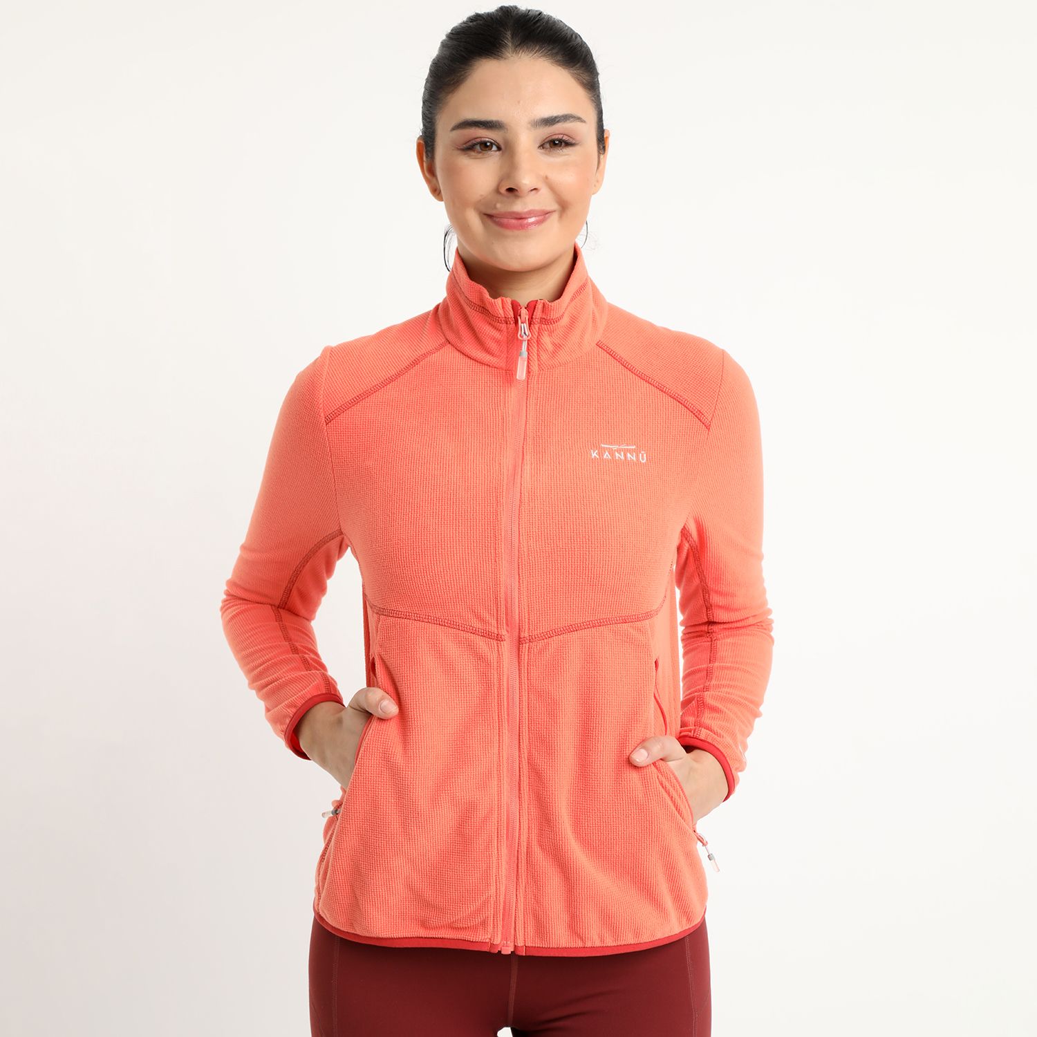 Polar Square Full Zipper Mujer
