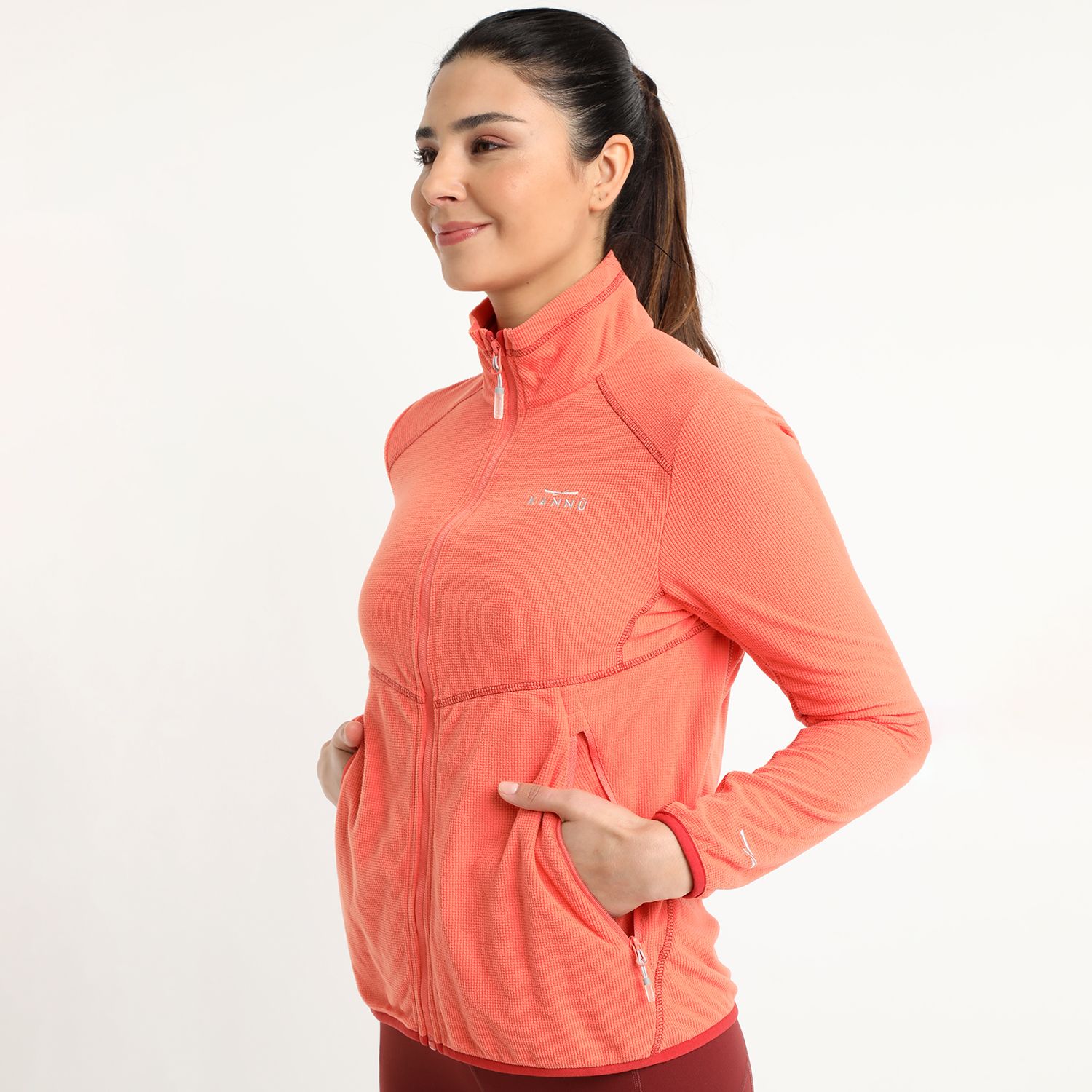 Polar Square Full Zipper Mujer